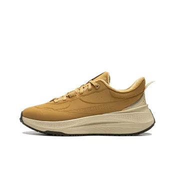 LiNing Sports Trend Series Slip Resistant Warm And Wear Resistant Low Top Casual Shoes Men's Curry Yellow