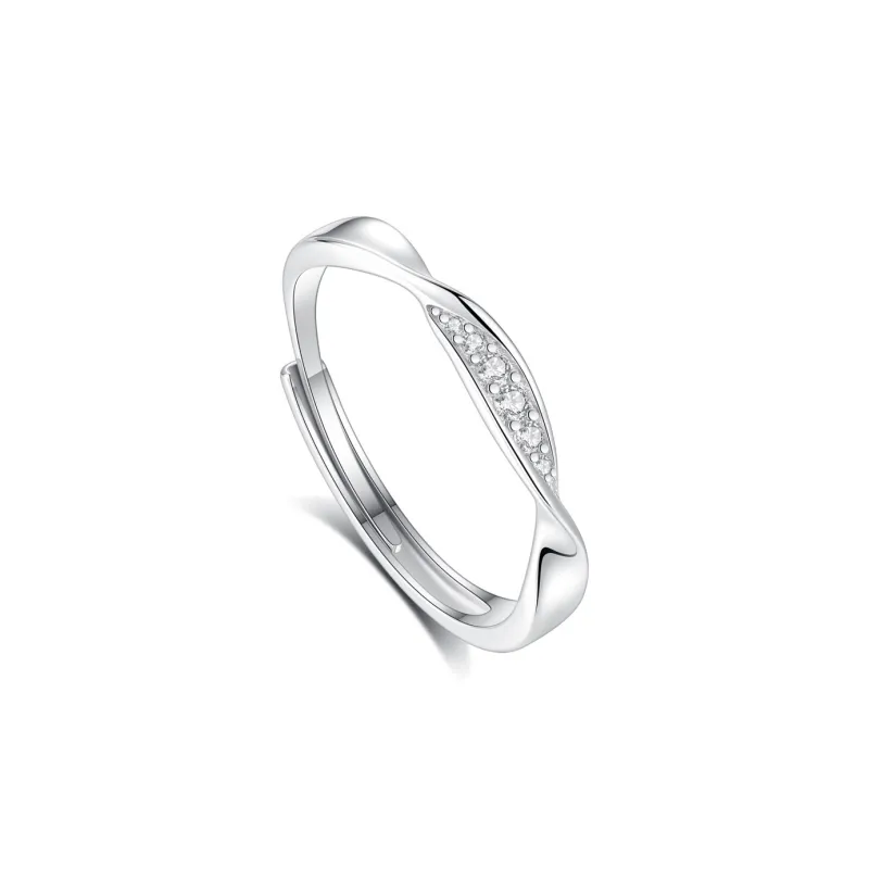 Strange S925 Silver Rings Unisex-5