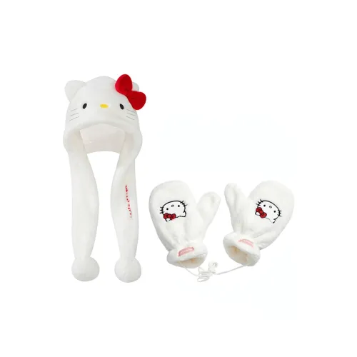 Hello Kitty Polyester Hoods & Plush Hats Unisex