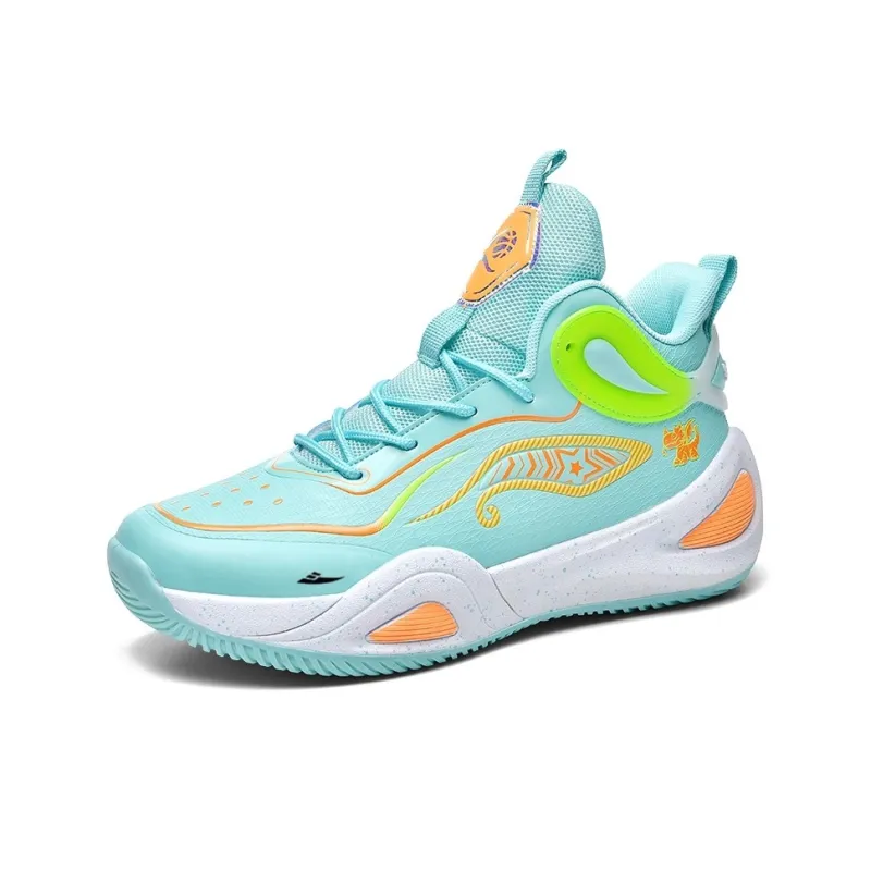 Kuding Cushioning Wear-Resistant High-Top Basketball Shoes Unisex-3