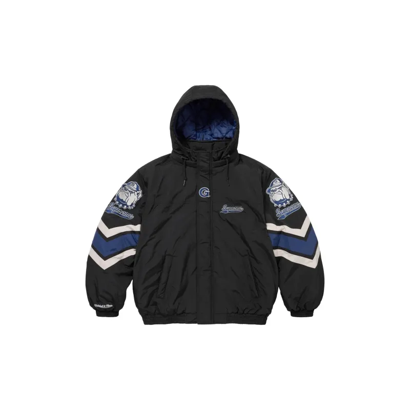 Supreme Mitchell & Ness Ncaa Hooded Stadium Jacket-13