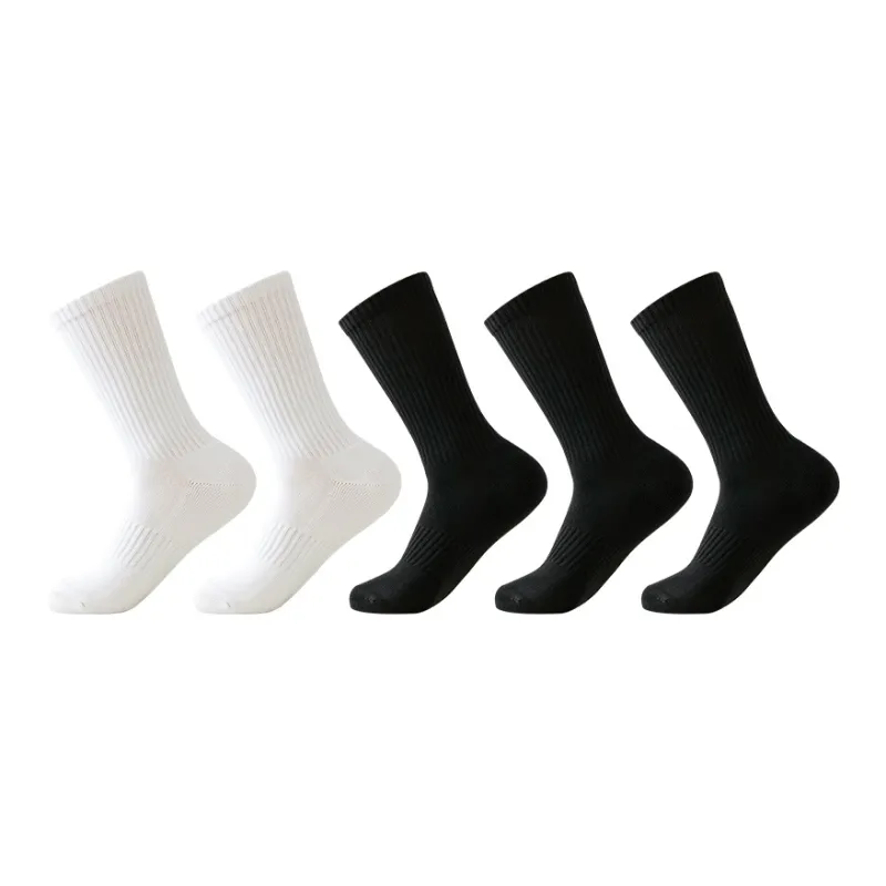 MIIOW Knee-High Socks Unisex Combo Set Black And White Socks-28
