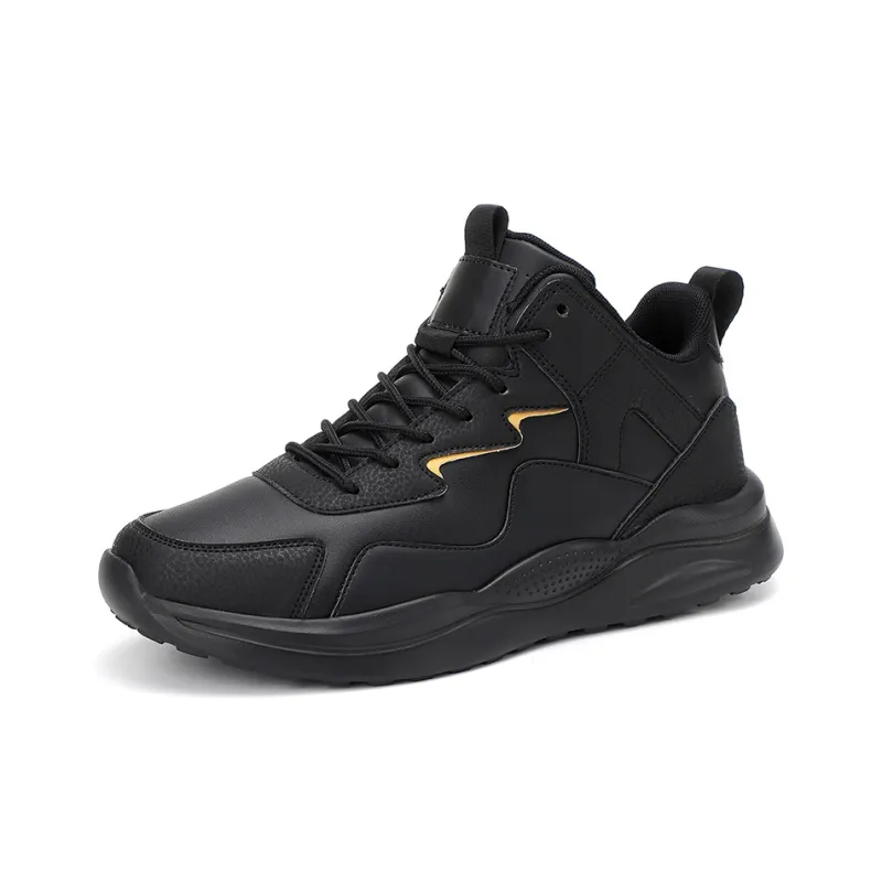 SENGUIBUCK Low Top Casual Shoes Men's Black-4