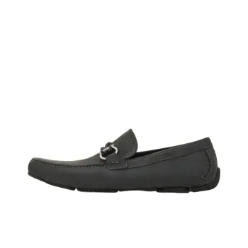 FERRAGAMO GANCINI Loafers Men's Dark Gray