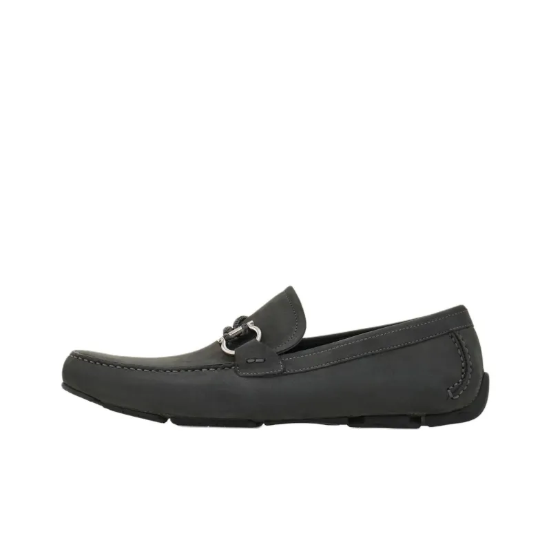 FERRAGAMO GANCINI Loafers Men's Dark Gray-0