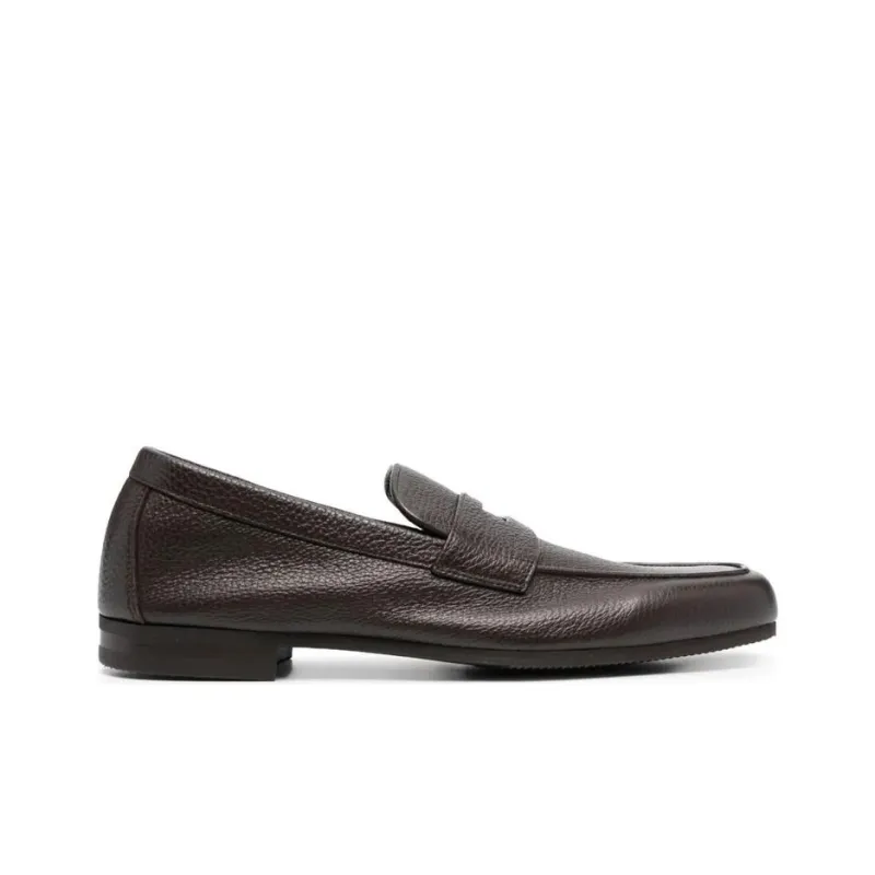 JOHN LOBB Penny slot Loafers Men's Brown-1