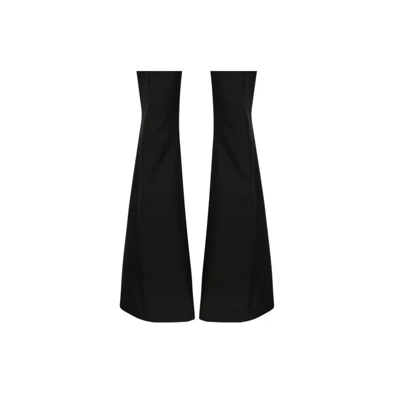 Alexander McQueen Mid Rise Flared Tailored Trousers-5