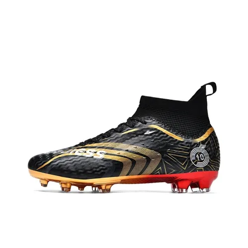 Kuding FG Rubber Long Studs Artificial Ground Natural Ground Coverage Impact Resistant Soccer Shoes Unisex