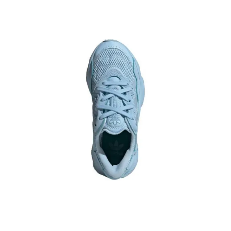 Adidas Originals Ozweego Anti Slip Wear Resistant Low Top Kids Lifestyle Shoes Blue Teenagers-4