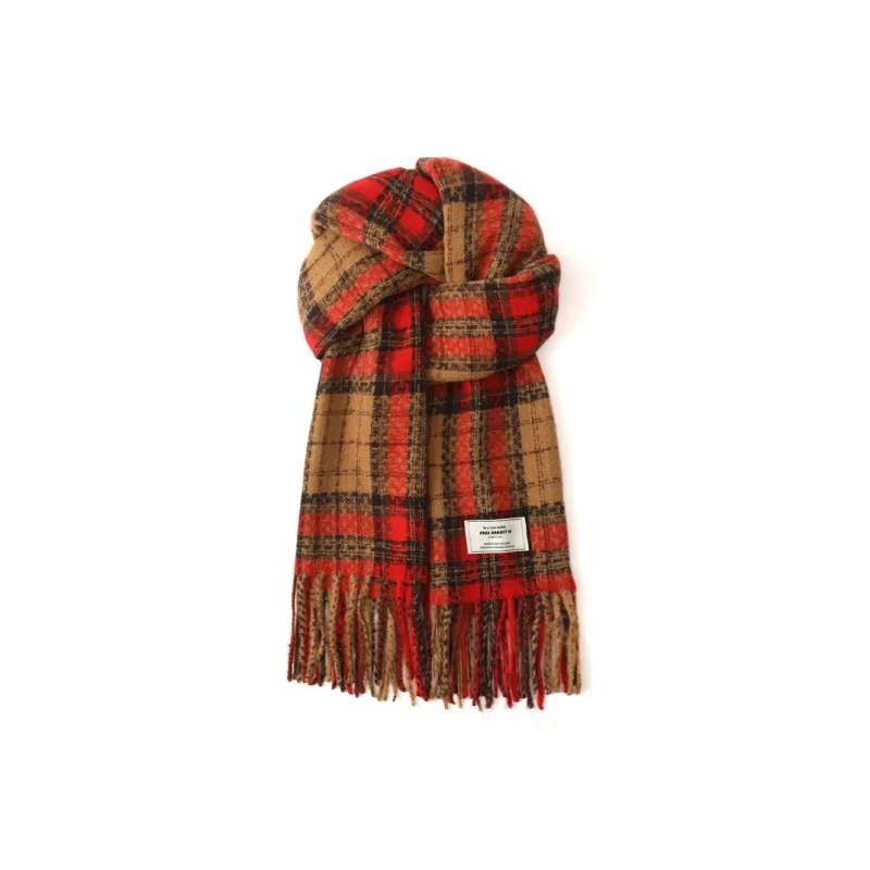 FREE RABBITⅡ Faux Cashmere Thickened Warm Versatile Scarf Shawl Unisex-10