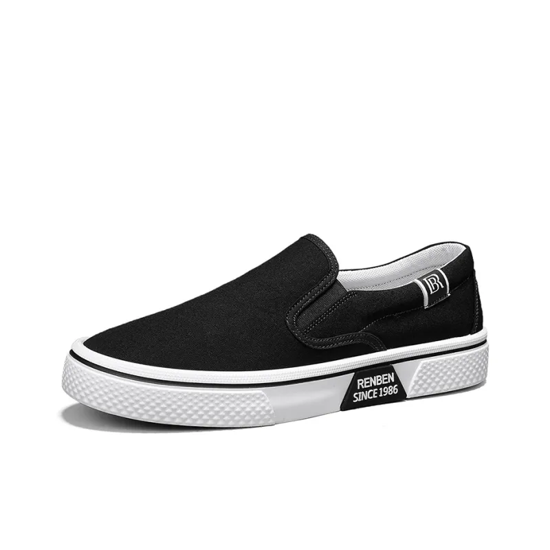 RENBEN Durable Lightweight And Breathable Low-Top Canvas Shoes Men's-2