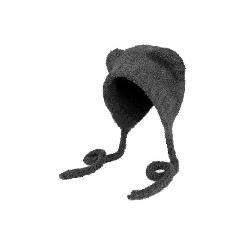 Specialoutlook Fall And Winter Warm Cute Furry Versatile Face And Ear Flap Plush Hat Beanies Unisex-1