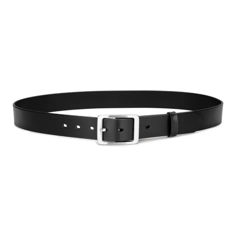 Cows Reign Stainless Steel Buckle Top Grain Cow Leather Leather Belts Men's Width 3.7CM-4
