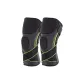 [Professional Silicone Lace-Up Knee Protector]Green Gray 1 Pair