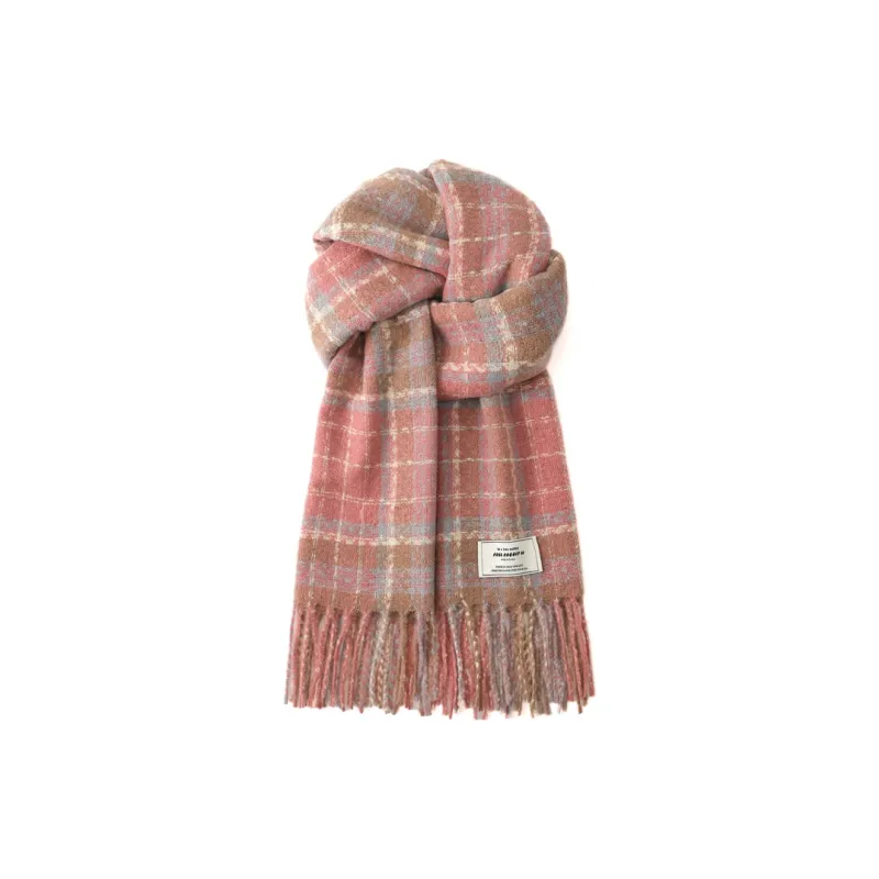 FREE RABBITⅡ Faux Cashmere Thickened Warm Versatile Scarf Shawl Unisex-8
