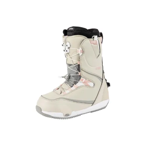 NITRO Beige TLS Single Snowboard Ski Boots Women's
