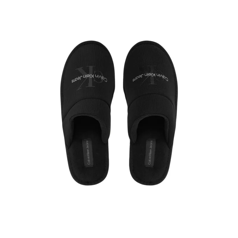 CKJ CALVIN KLEIN JEANS Closed Toe Slippers Men's Black-3