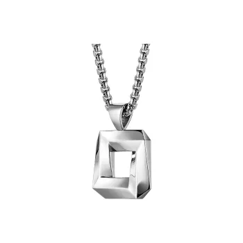 MYSH 925 Sterling Silver Necklaces Men's Silver