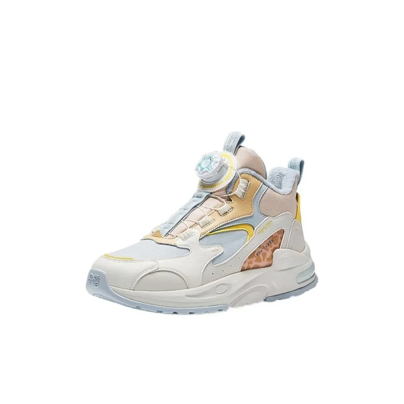Antakids Warm Kids Lifestyle Shoes Ivory White Light Mist Gray Smoke Brown Kids'-2