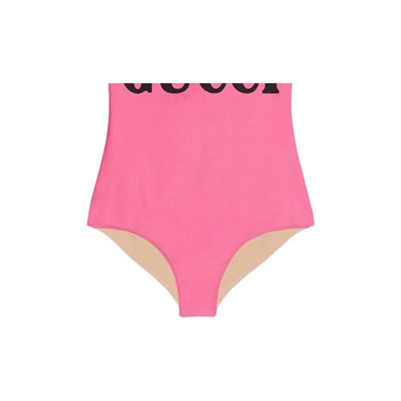 GUCCI One piece Swimsuit Women's Neon Pink-4