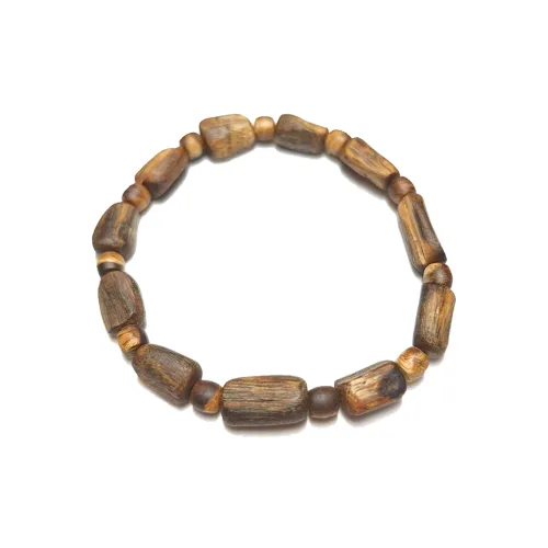 Guansha Qinan Agarwood 4.9g Zodiac Year Birthday Beaded Bracelet Unisex