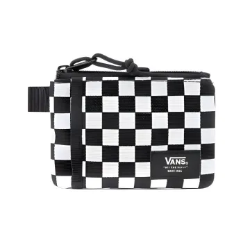 Vans Polyester Wallets Coin Purses Unisex Black White