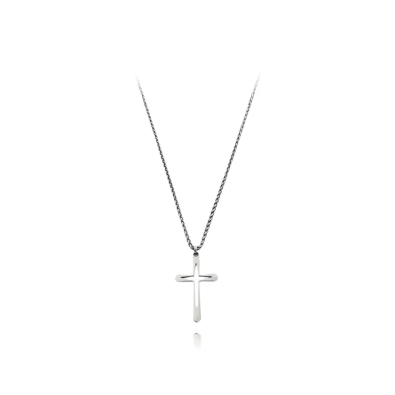 LuluCanaan Titanium Steel Necklaces Men's-0