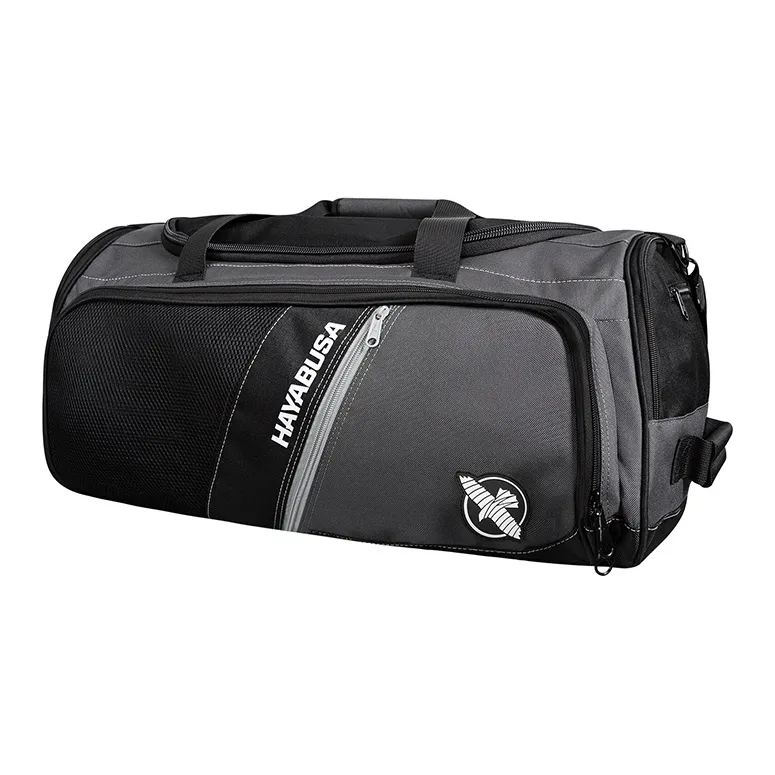 HAYABUSA Polyester Sports Handbag, Crossbody Bag, Gym Bag Unisex Black-2