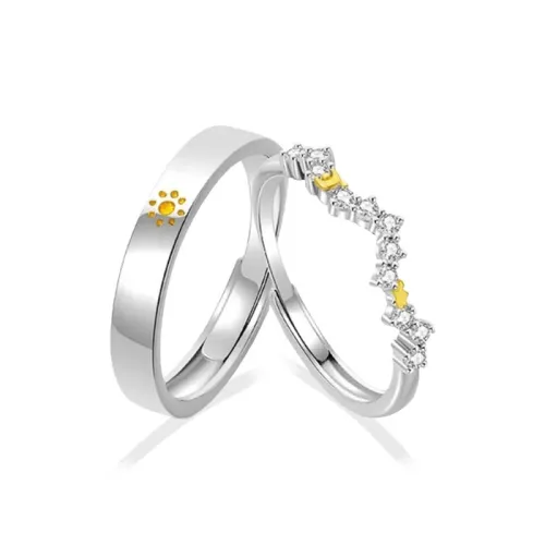 Chongqing Gold Store S925 Silver Rings Unisex