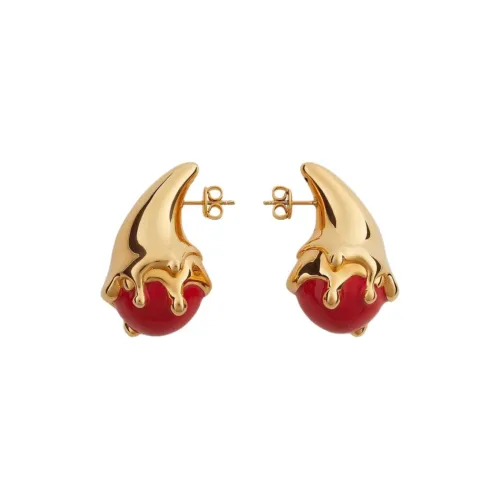 Bottega Veneta 18K Gold Plated, Sterling Silver Earrings Women's Gold
