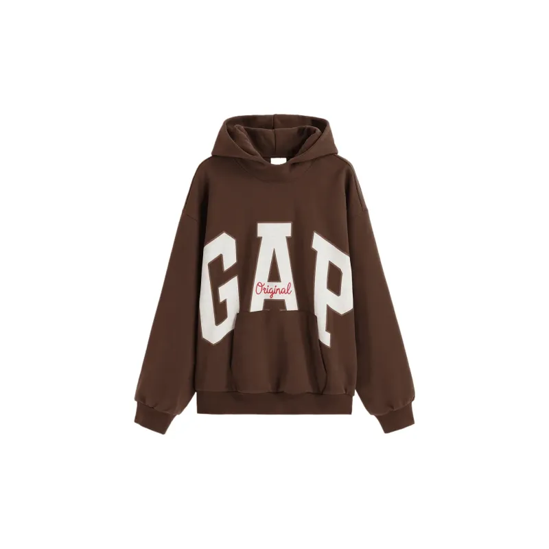 GAP Sweatshirt Unisex Beige Brown Stamped-1