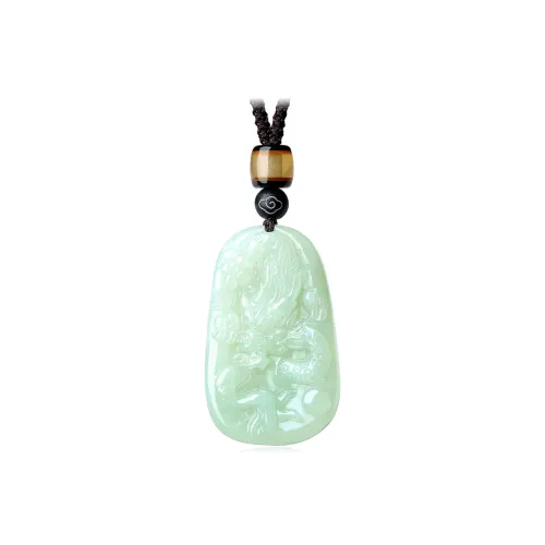 LAOMIAO Pendants Green Jade Men's