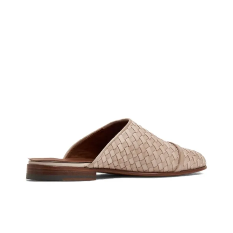 Malone Souliers Wrap-toe Slippers Men's Camel-4