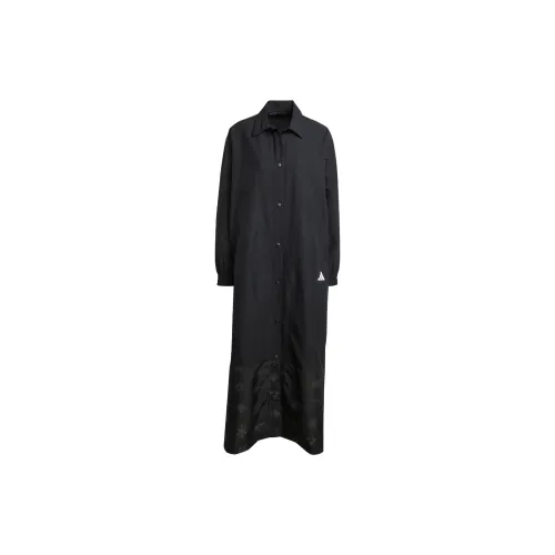 Adidas FW24 Bloom Sky Trench Coat Women's Black