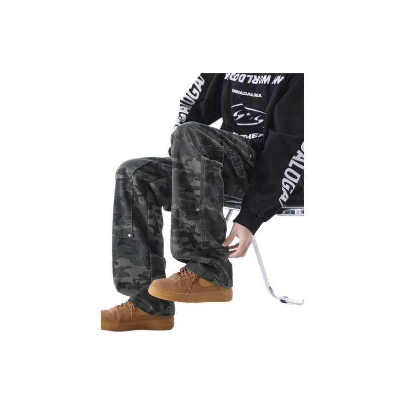 WELTER EXPERIMENT Jeans Unisex Camouflage-4