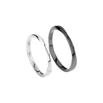 Floating Joy 925 Sterling Silver Rings Unisex