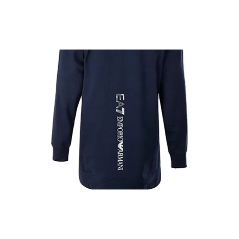 EMPORIO ARMANI EA7 Long Sleeved Dresses Women's Dark Blue-5