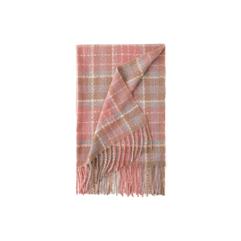 FREE RABBITⅡ Faux Cashmere Thickened Warm Versatile Scarf Shawl Unisex-9