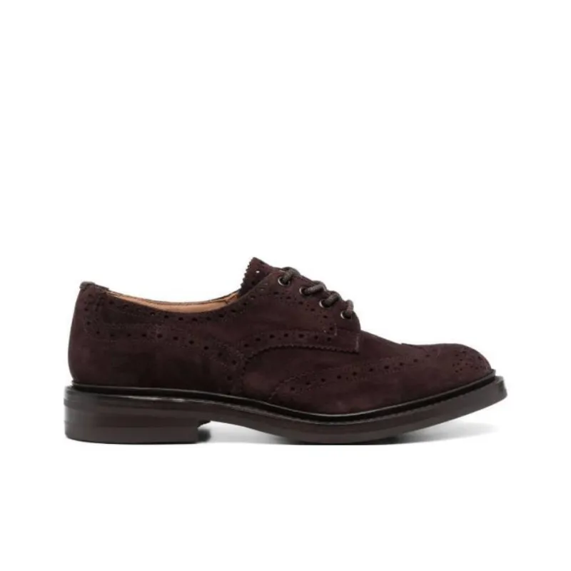 Tricker's Bourton Suede Brogues-1