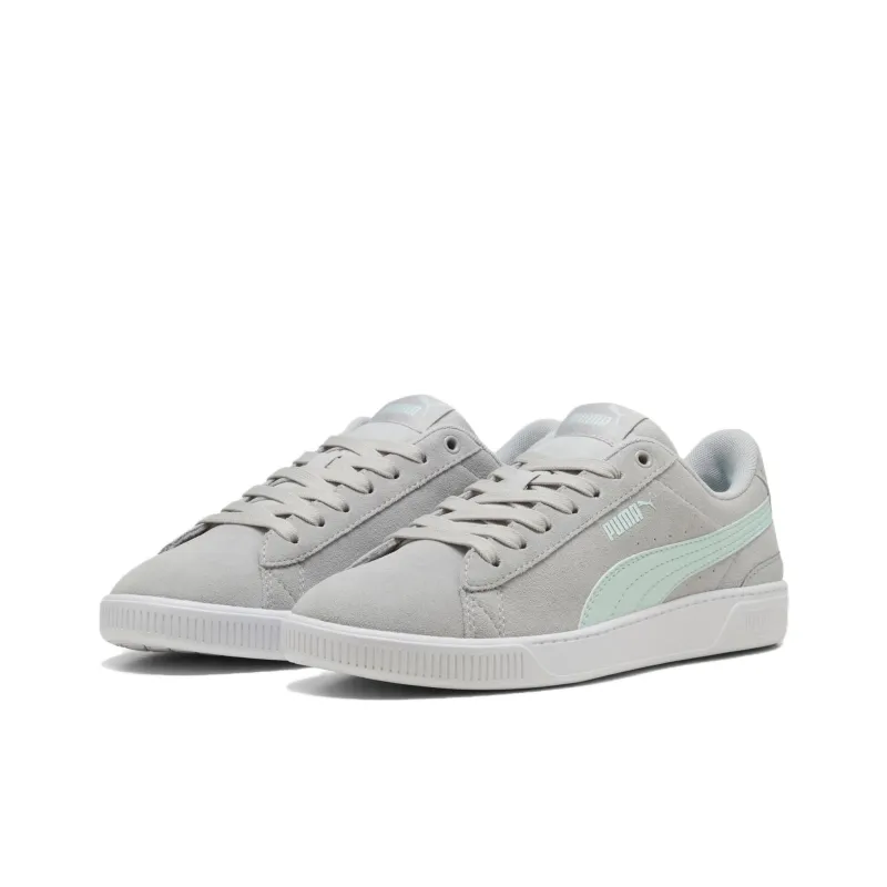 PUMA Vikky V3 Anti Slip Wear Resistant Low Top Skateboard Shoes Women's Gray-2