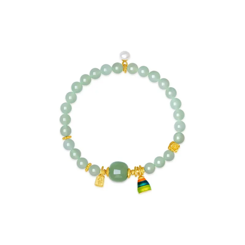 ZXIN JEWELRY Hetian Jade Bracelets Green Jade Women's-1