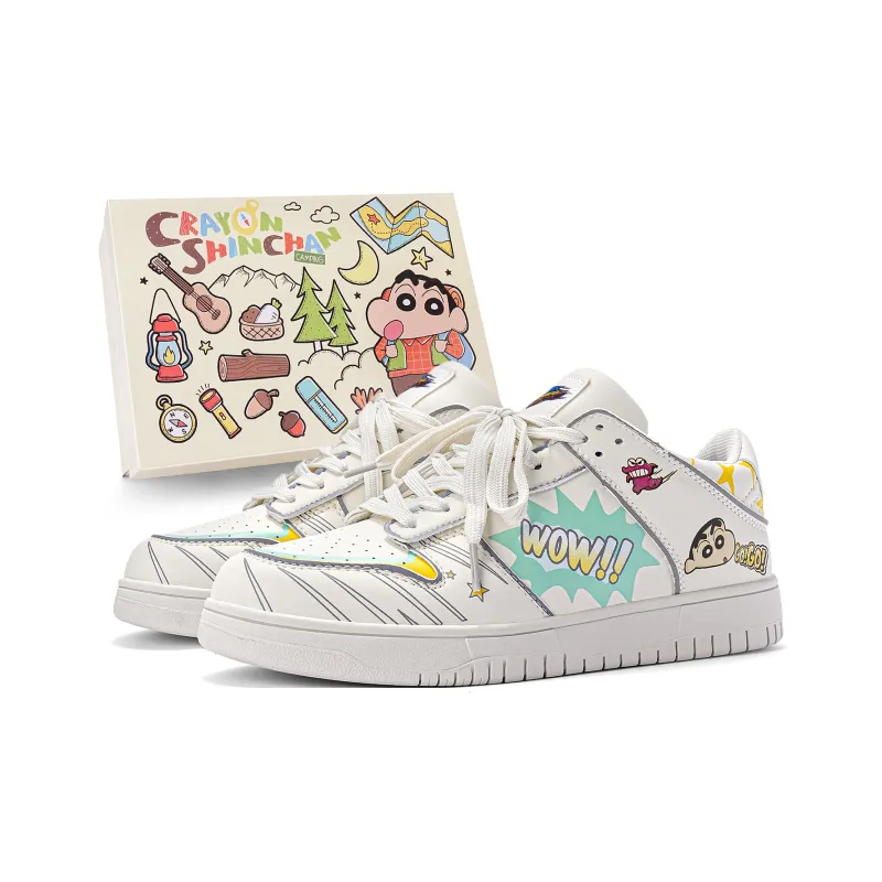 Crayon Shinchan Low Top Skateboard Shoes Gift Box Set-12