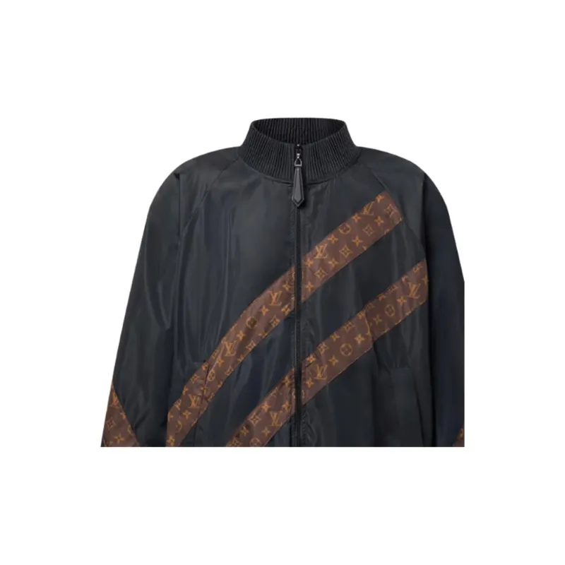 LOUIS VUITTON Monogram Stripe Zip Up Jacket-2