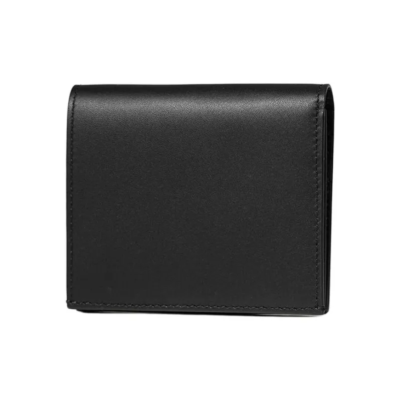 JIL SANDER Calfskin Wallet Unisex Black-4
