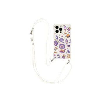 Sen Dog Silicone Material Cute Crossbody Small Crowd Phone Cases Compatible With IPhone 16 Pro Max/Pro/Plus/15/14/13