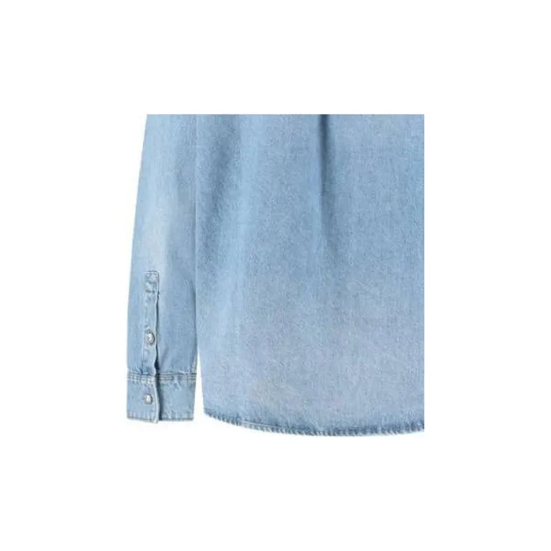 BALMAIN Faded Denim Shirt jacket-7