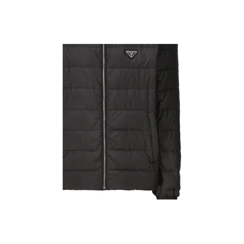 PRADA Logo Plaque Padded Jacket-6