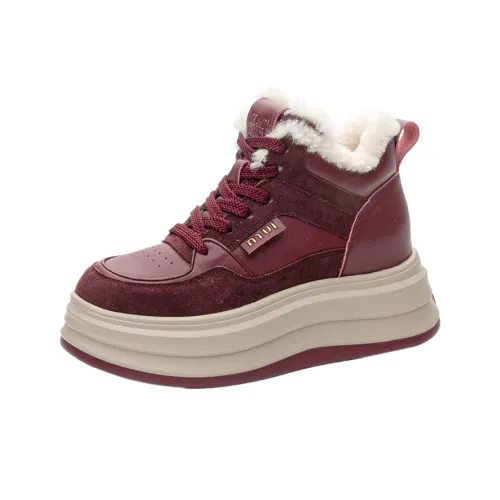 The Mystery Of Glamour Cushioning Warm High Top Casual Shoes Women's