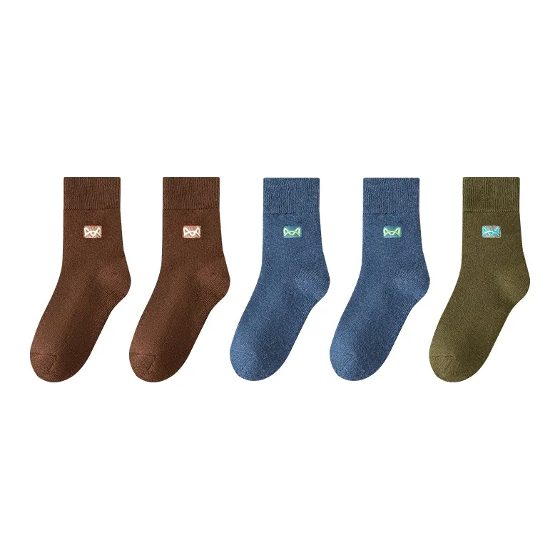 MIIOW Mid Calf Socks Men's Combo Set-18