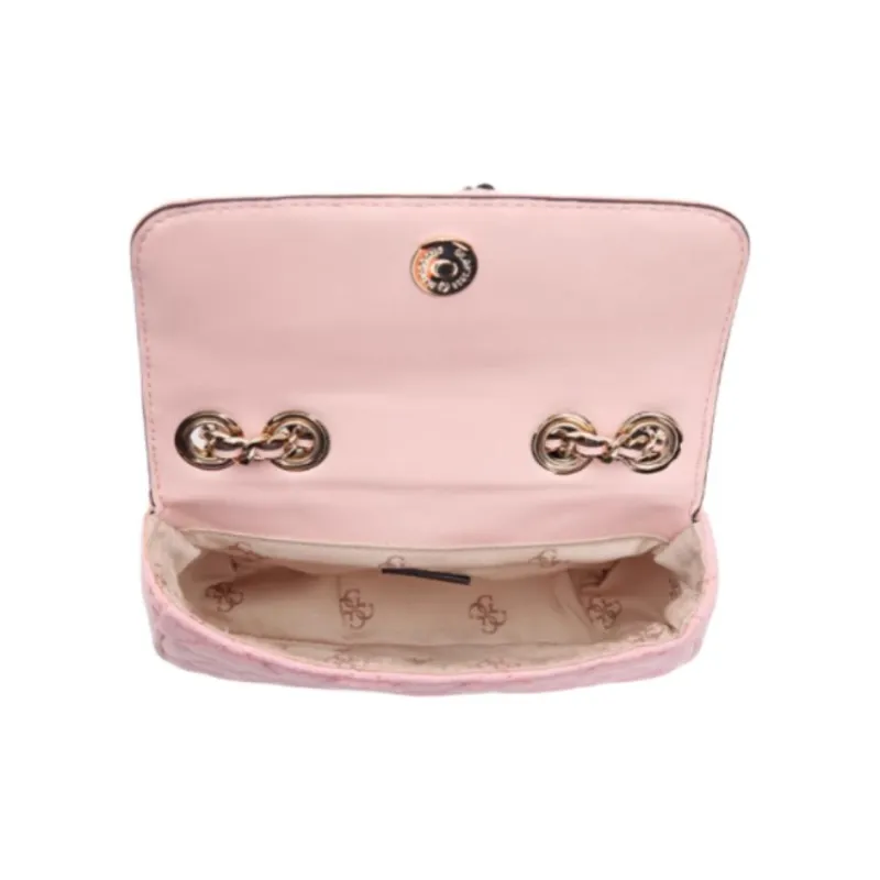 GUESS Fabric Crossbody Bag Shoulder Bag Medium Size Women's Peach Pink-3